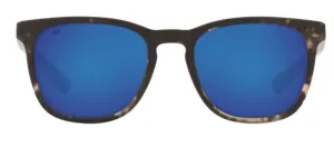 Costa Del Mar Sullivan Shiny Black Kelp Frame -  Blue Mirror 580 Plastic Lens - Polarized Sunglasses