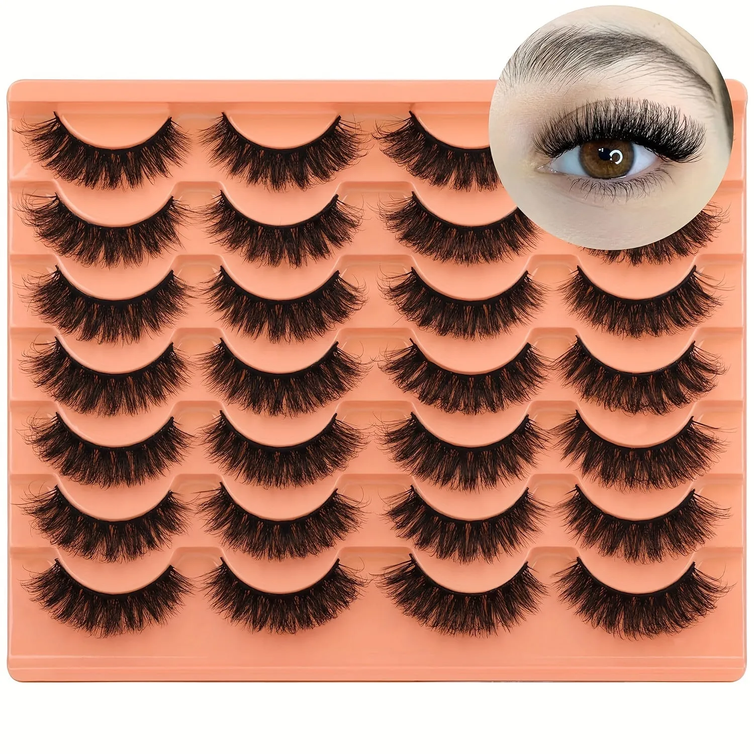 5D Eyelashes Natural Look False Eyelashes