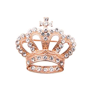 Alexander Thurlow Pink Crown Brooch