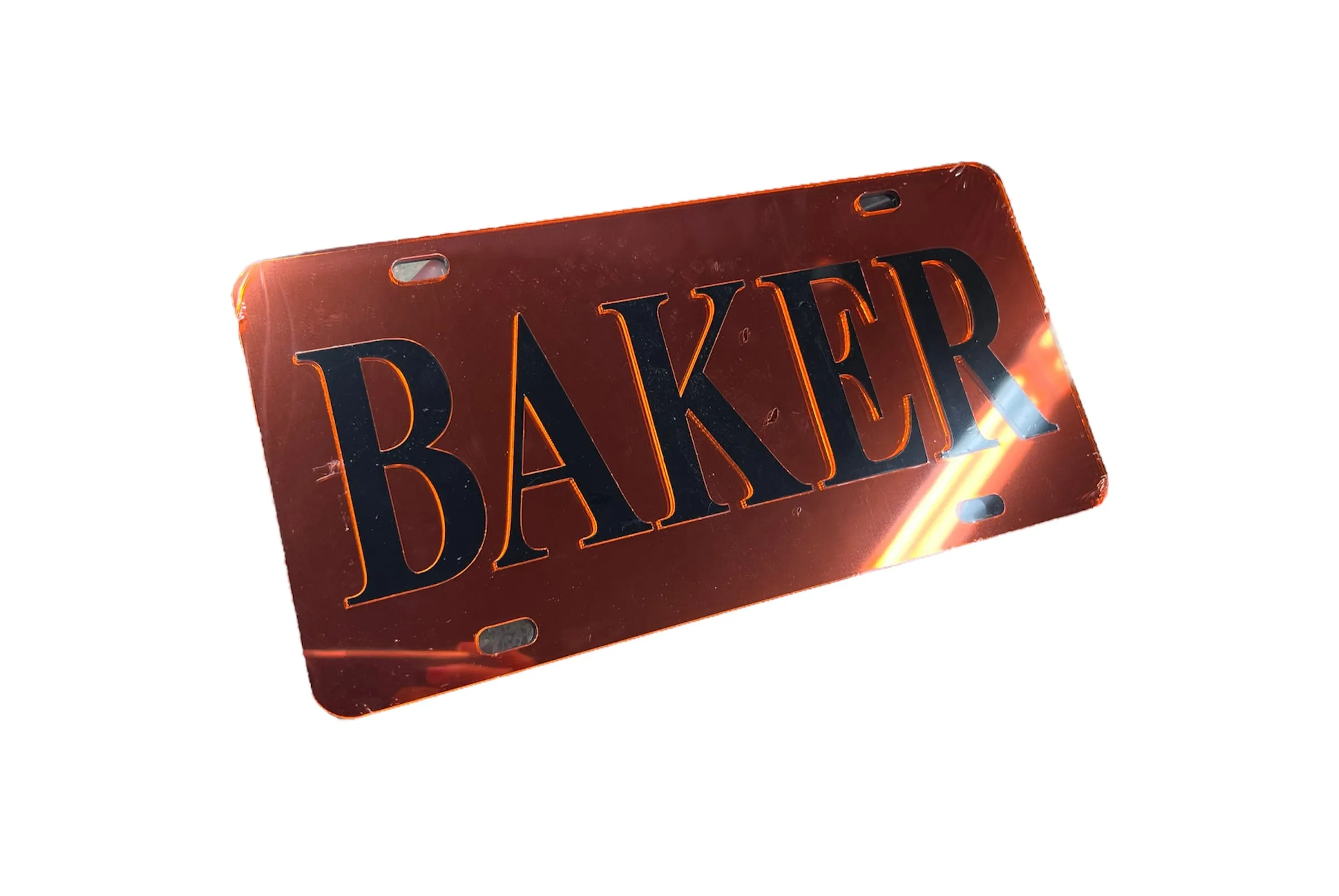 Baker License Plate