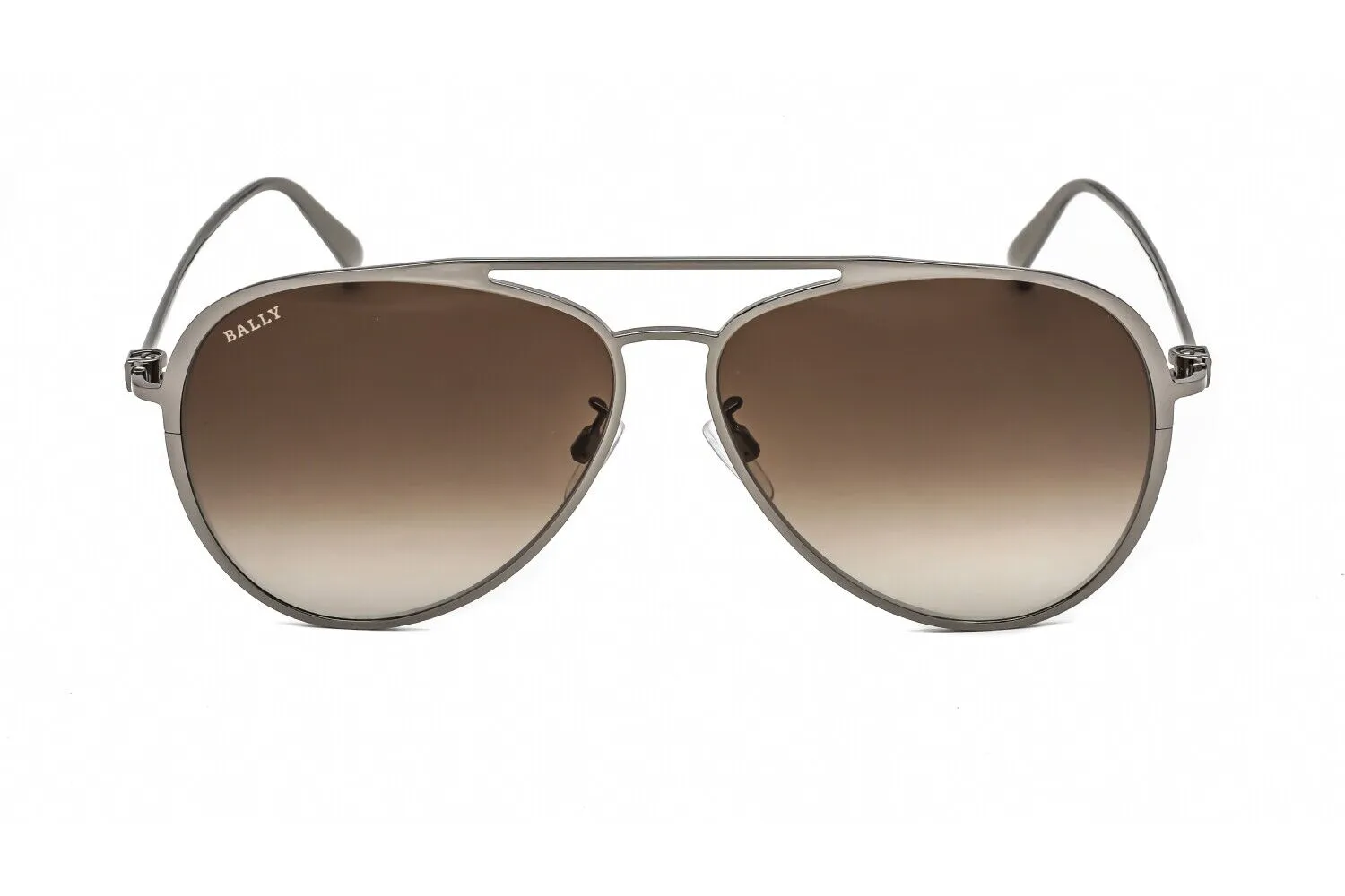 Bally Gun Metal Brown Sunglasses, 100% UV Protection