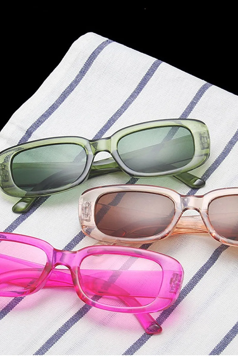 BASIC SQUARE FASHION SUNGLASSES