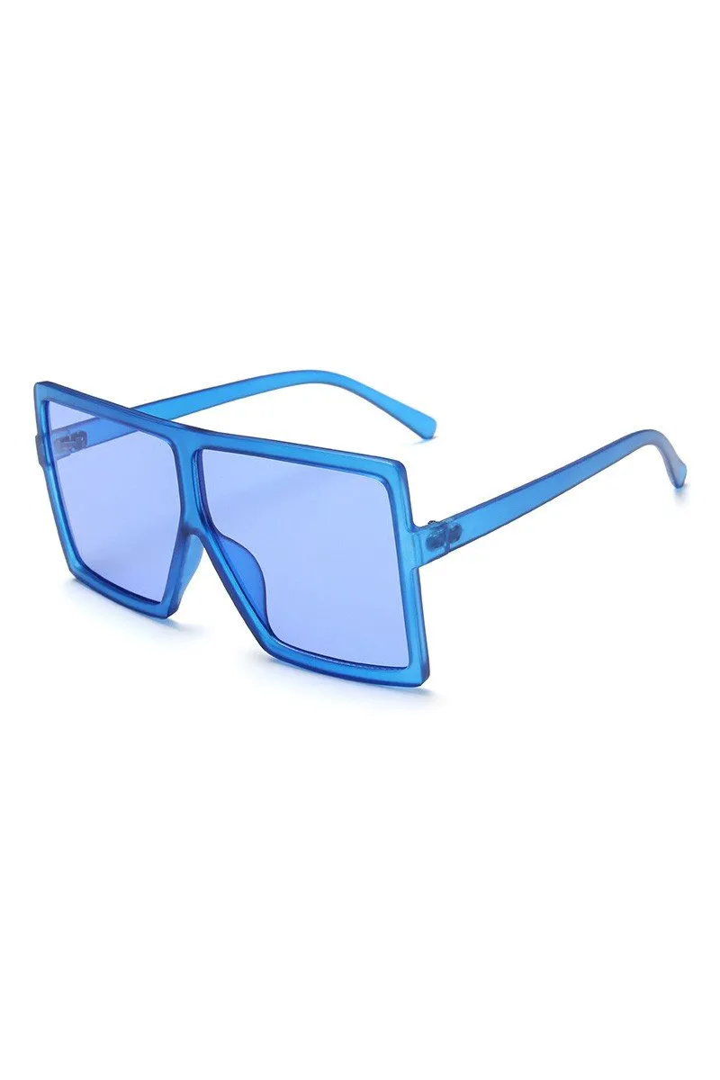 BIG FRAME SQUARE FASHION SUNGLASSES