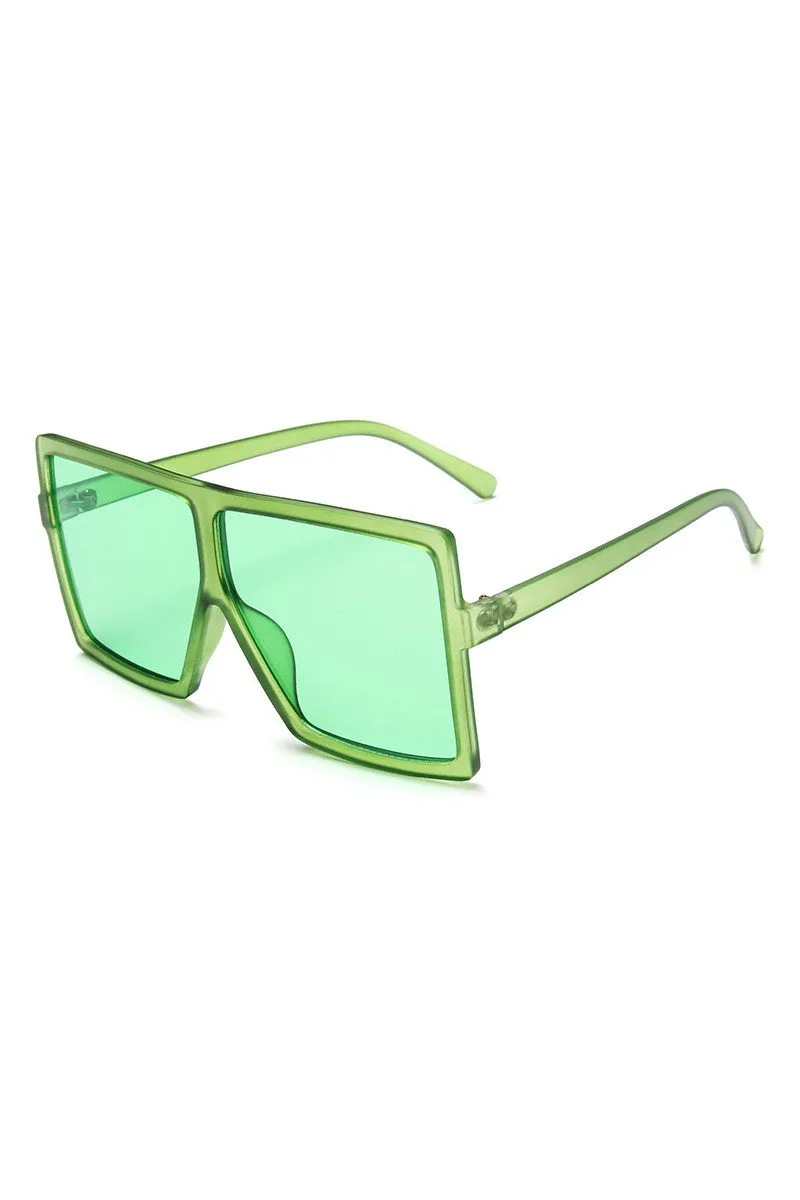 BIG FRAME SQUARE FASHION SUNGLASSES