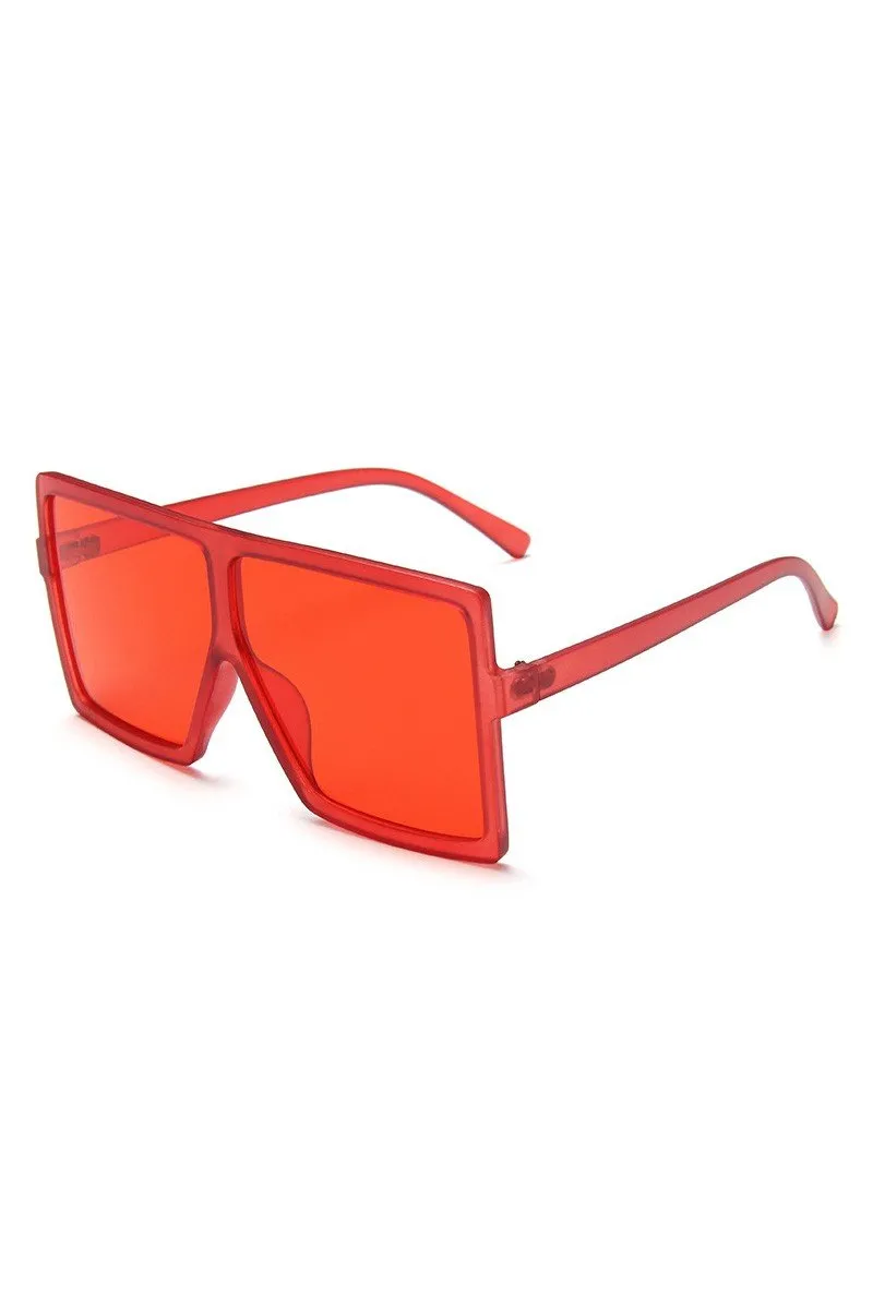 BIG FRAME SQUARE FASHION SUNGLASSES