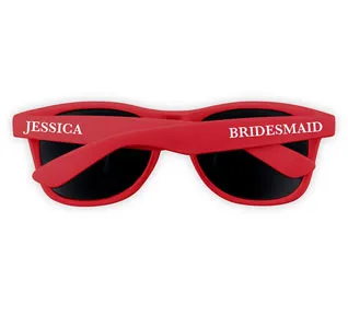 Bridal Party Sunglasses - Red