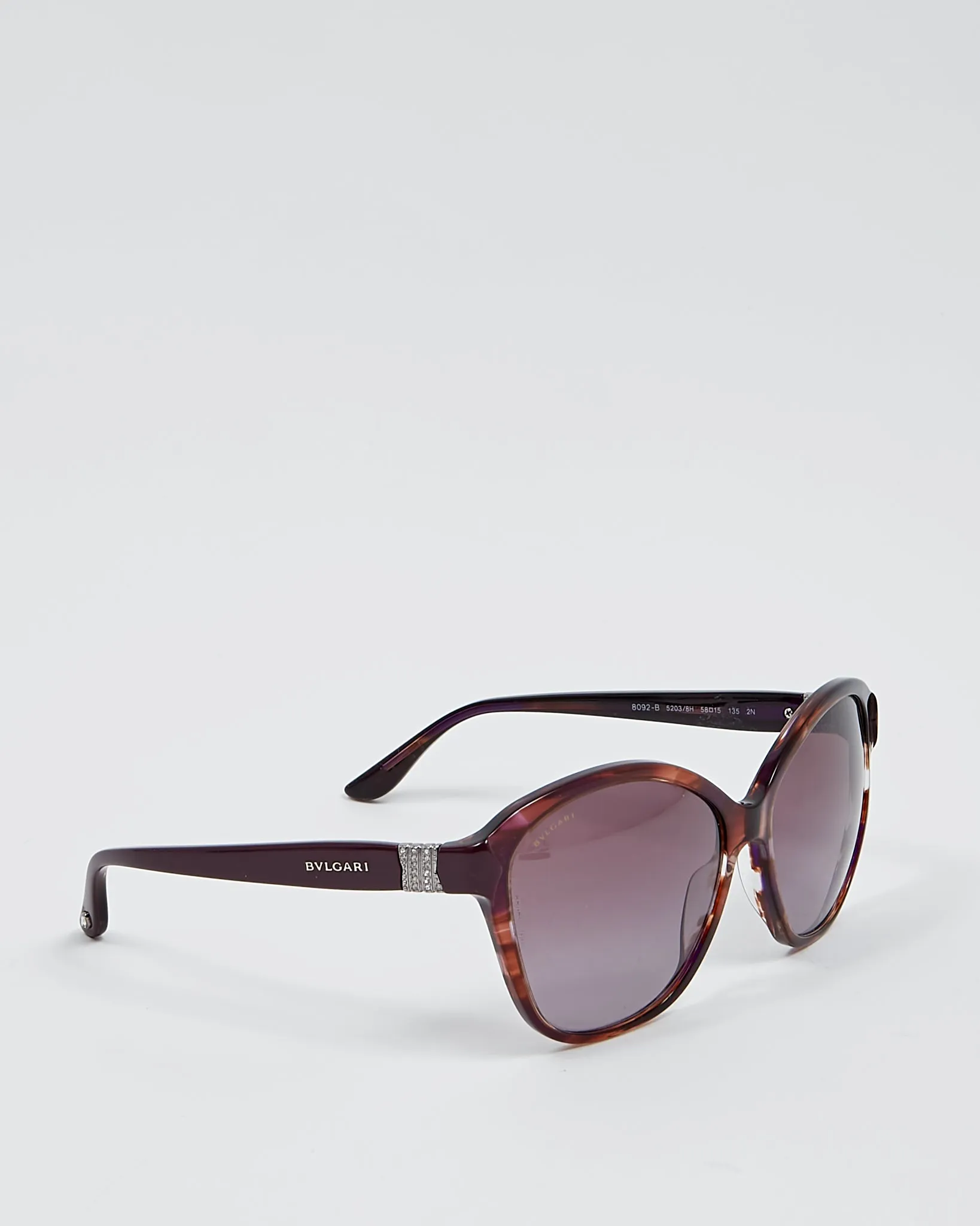 Bvlgari Purple Cat Eye 8092-B Sunglasses