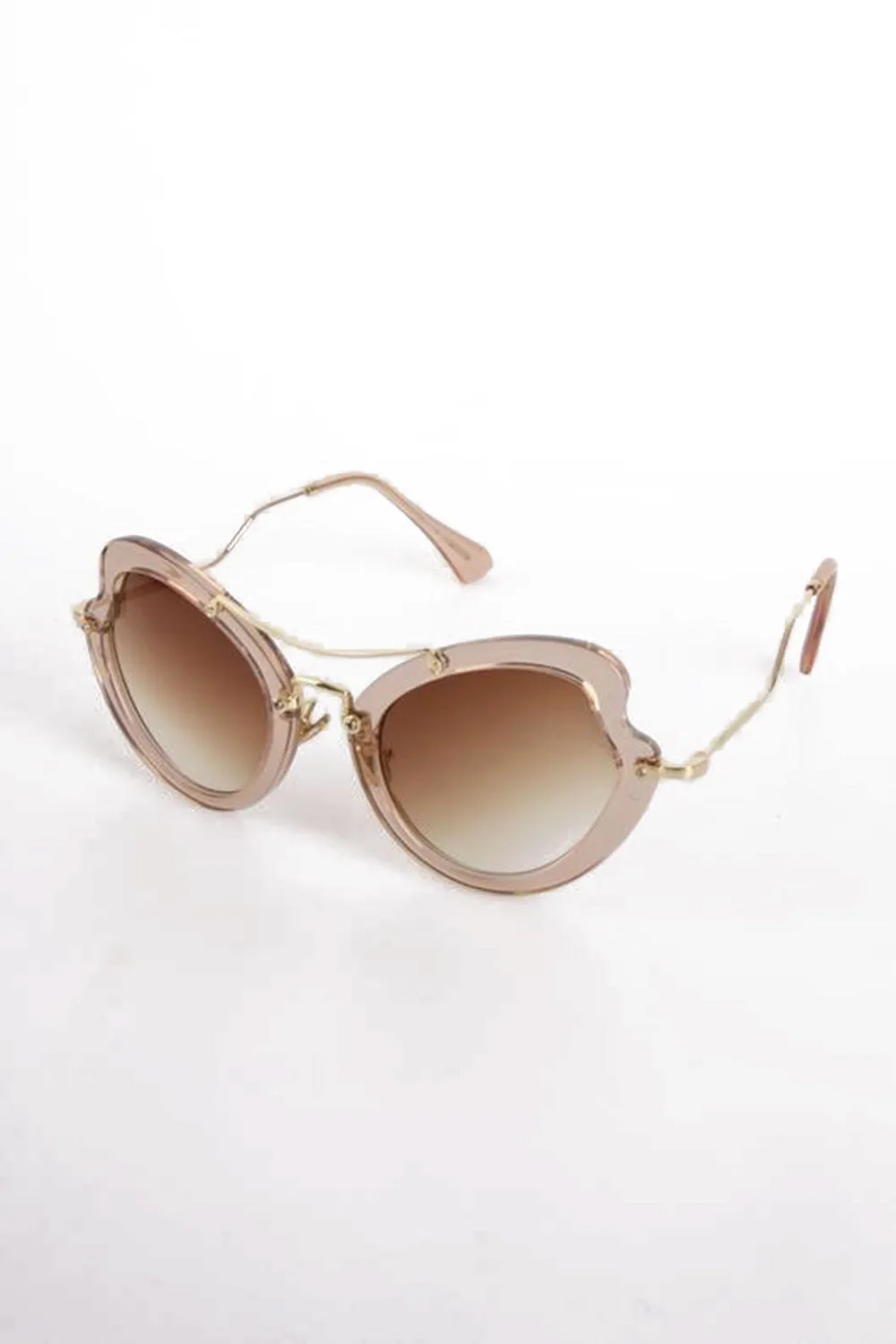 Chunky Over-sized Cat Eye Sunglasses