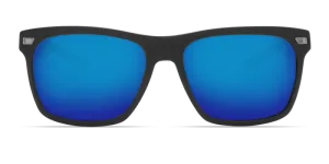 Costa Del Mar Aransas Matte Black Frame - Blue Mirror 580 Glass Lens - Polarized Sunglasses