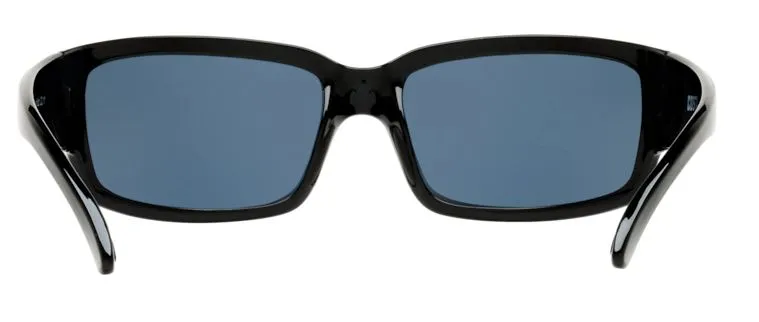 Costa Del Mar Caballito Shiny Black Frame - Gray 580 Plastic Lens - Polarized Sunglasses