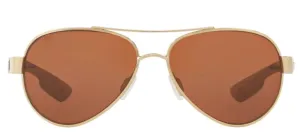 Costa Del Mar Loreto Rose Gold Frame - Copper 580 Plastic Lens - Polarized Sunglasses