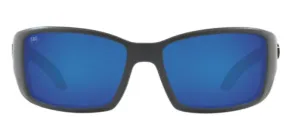 Costa Del Mar Mens Blackfin Matte Gray Frame - Blue Mirror 580 Glass Lens - Polarized Sunglasses