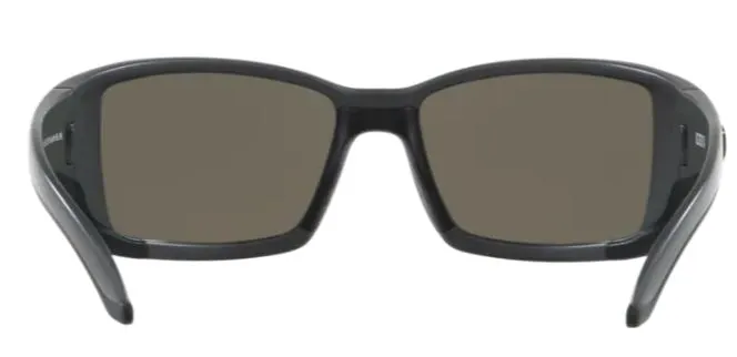 Costa Del Mar Mens Blackfin Matte Gray Frame - Blue Mirror 580 Glass Lens - Polarized Sunglasses