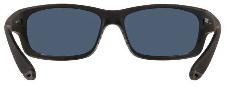 Costa Del Mar Mens Jose Blackout Frame - Blue Mirror 580 Plastic Lens - Polarized Sunglasses