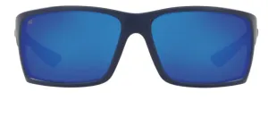 Costa Del Mar Reefton Matte Blue Frame - Blue Mirror 580 Plastic Lens - Polarized Sunglasses