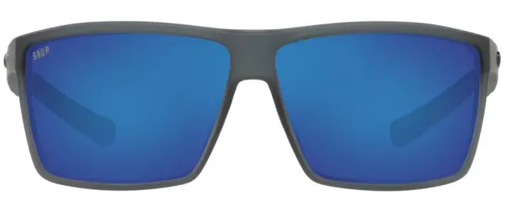 Costa Del Mar Rincon Matte Smoke Crystal Frame - Blue Mirror 580 Plastic Lens - Polarized Sunglasses