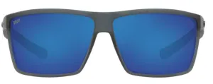 Costa Del Mar Rincon Matte Smoke Crystal Frame - Blue Mirror 580 Plastic Lens - Polarized Sunglasses