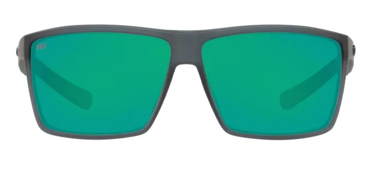 Costa Del Mar Rincon Matte Smoke Crystal Frame - Green Mirror 580 Glass Lens - Polarized Sunglasses