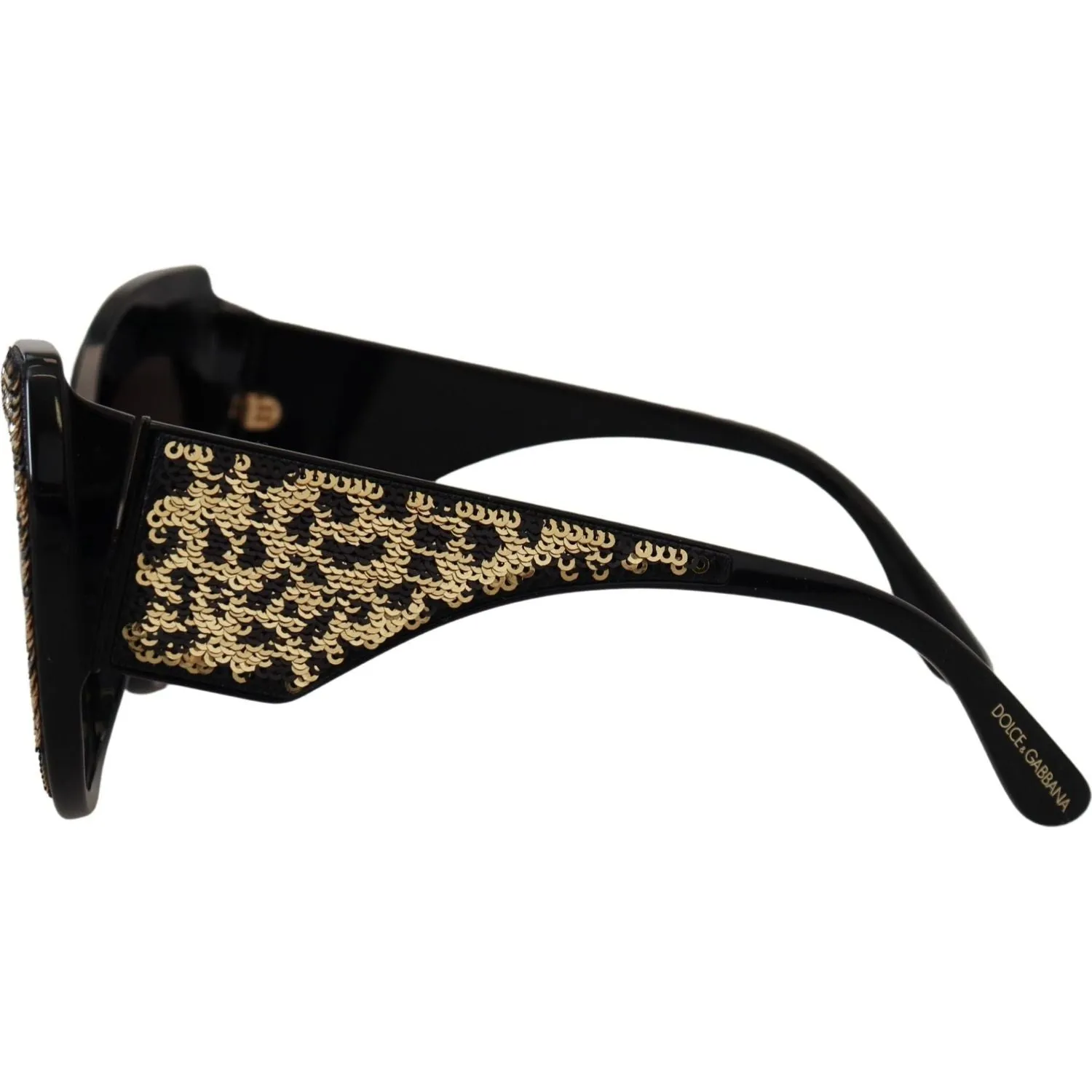 Dolce & Gabbana Butterfly Polarized Sequin Sunglasses