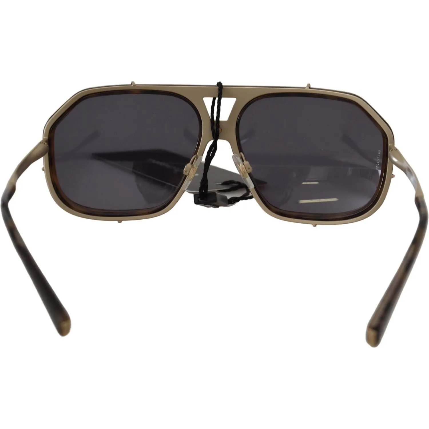 Dolce & Gabbana Chic Aviator Mirrored Brown Sunglasses