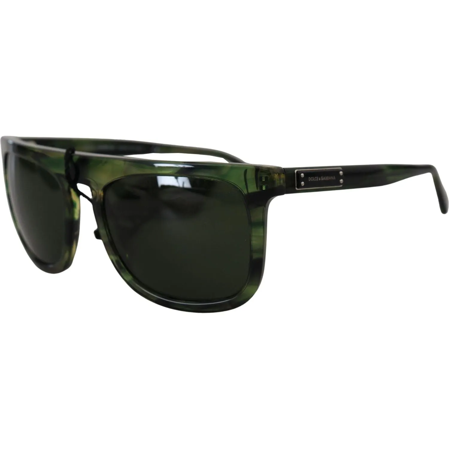 Dolce & Gabbana Chic Green Acetate Women's Sunglasses