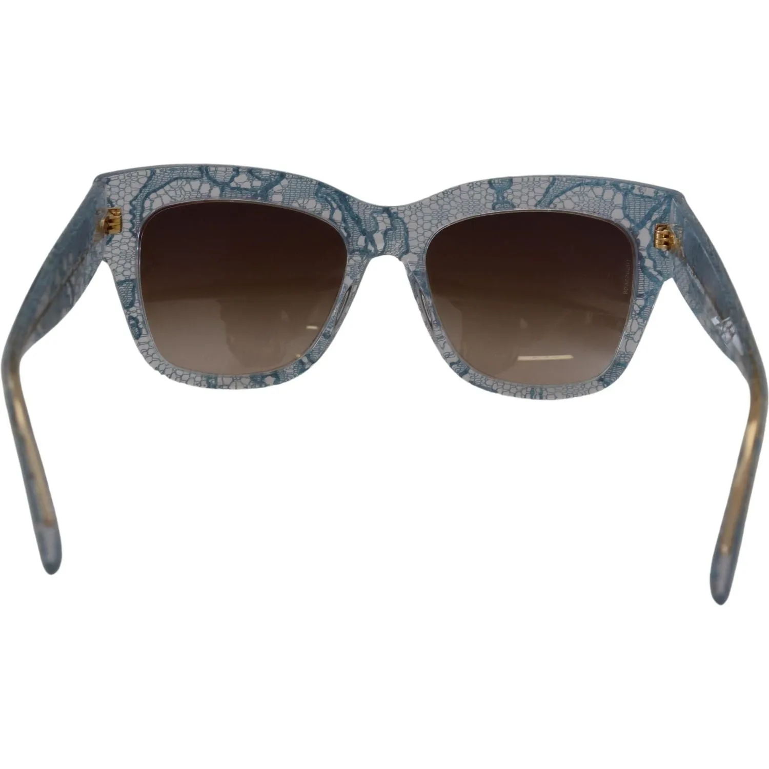 Dolce & Gabbana Elegant Lace-Trimmed Gradient Sunglasses