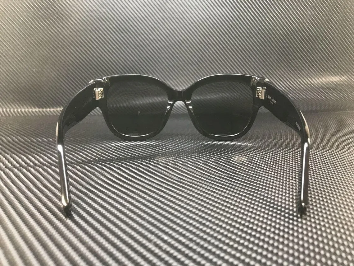 DS06 – Yves Saint Laurent YSL SM95 Black Phantos 56mm Women's Sunglasses