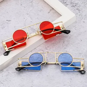 Elite Round Metal Frame Sunglasses