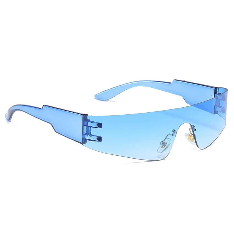 Fashionable Rimless Sunglasses with A Unique Style - Zea