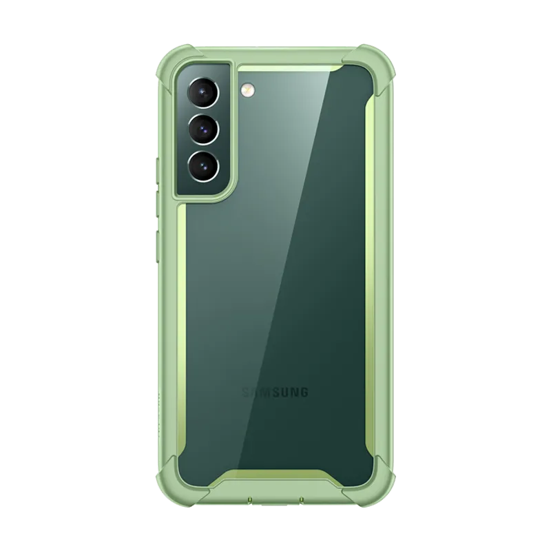 Galaxy S22 Ares Clear Rugged Case -  Green