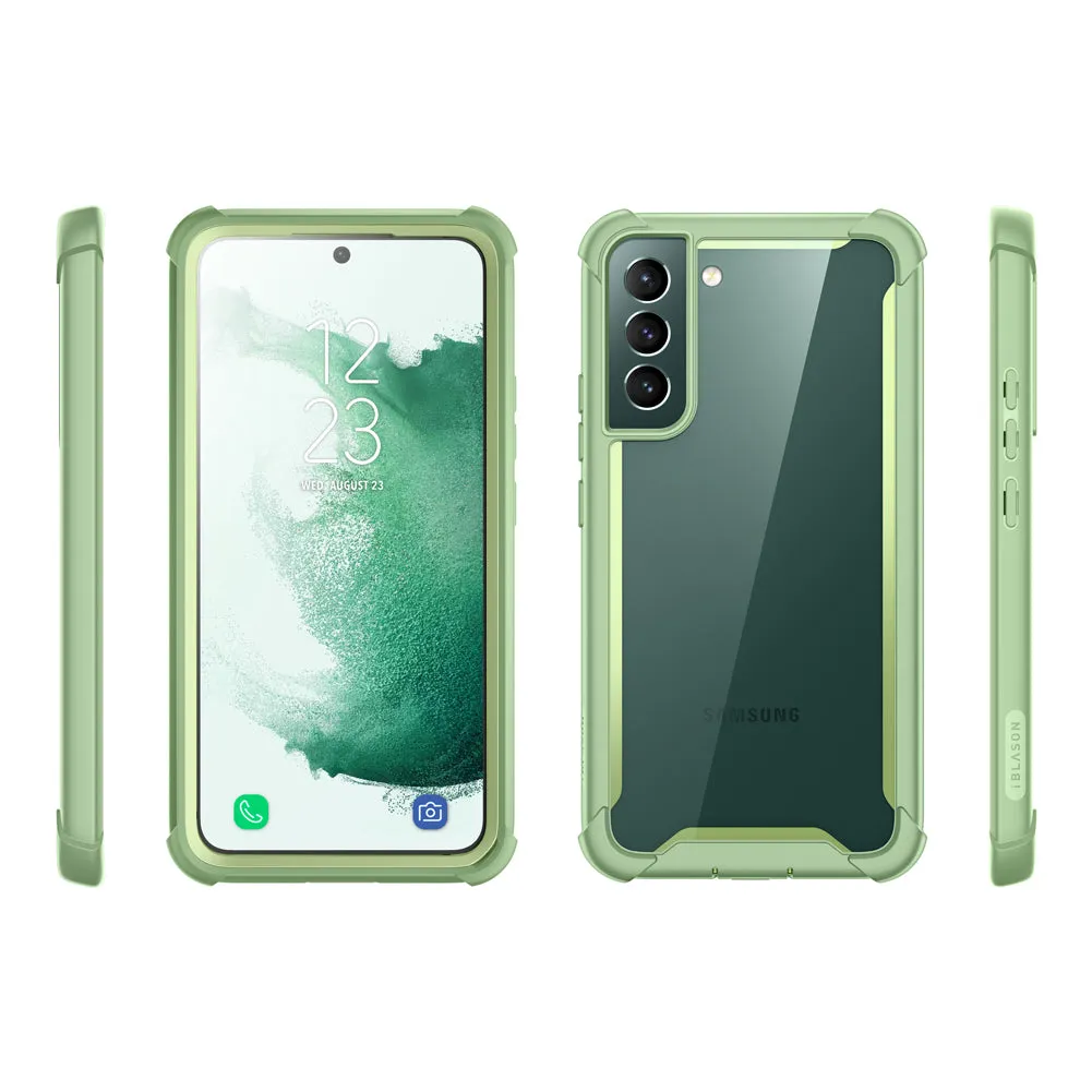 Galaxy S22 Ares Clear Rugged Case -  Green