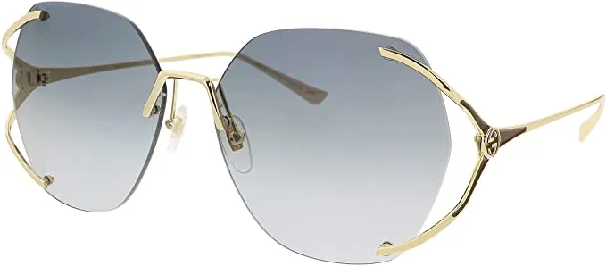 Gucci Grey Gradient Butterfly Ladies Sunglasses