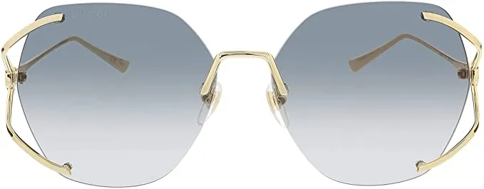 Gucci Grey Gradient Butterfly Ladies Sunglasses