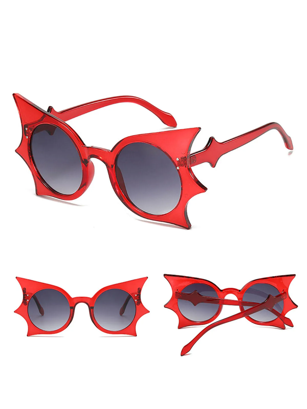 Halloween Bat Wing Gothic Sunglasses