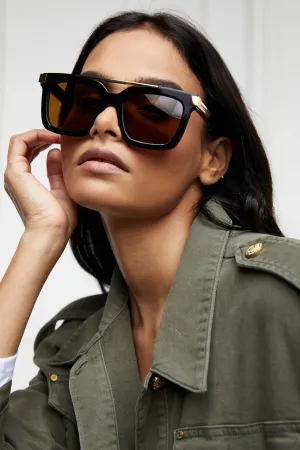 Holland Cooper Paris Sunglasses in Black