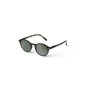 Izipizi Sunglasses - Style D - Tortoise with Green Lenses