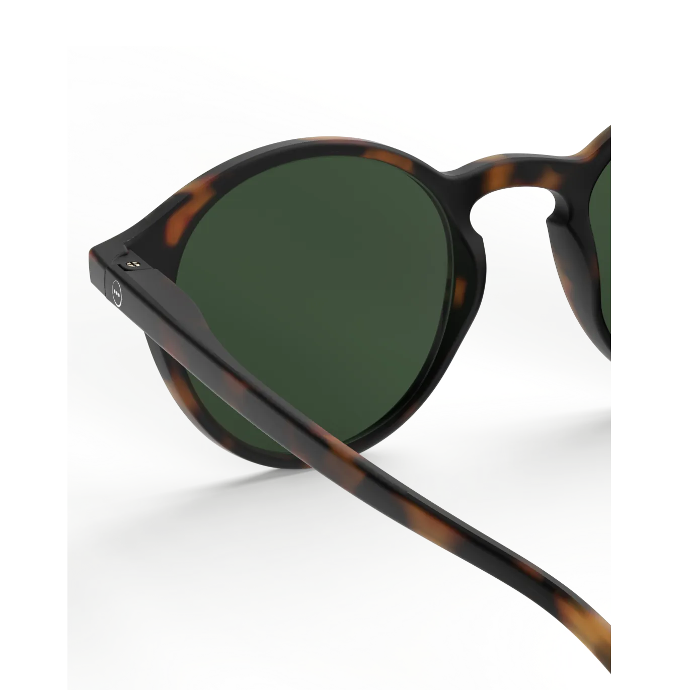 Izipizi Sunglasses - Style D - Tortoise with Green Lenses