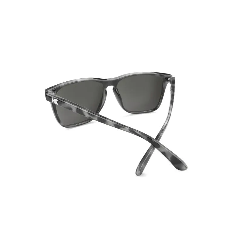 Knockaround Fast Lanes Sunglasses - Granite Tortoise Shell / Silver Smoke