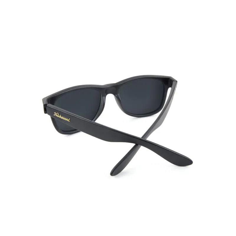 Knockaround Fort Knocks Sunglasses - Matte Black / Moonshine