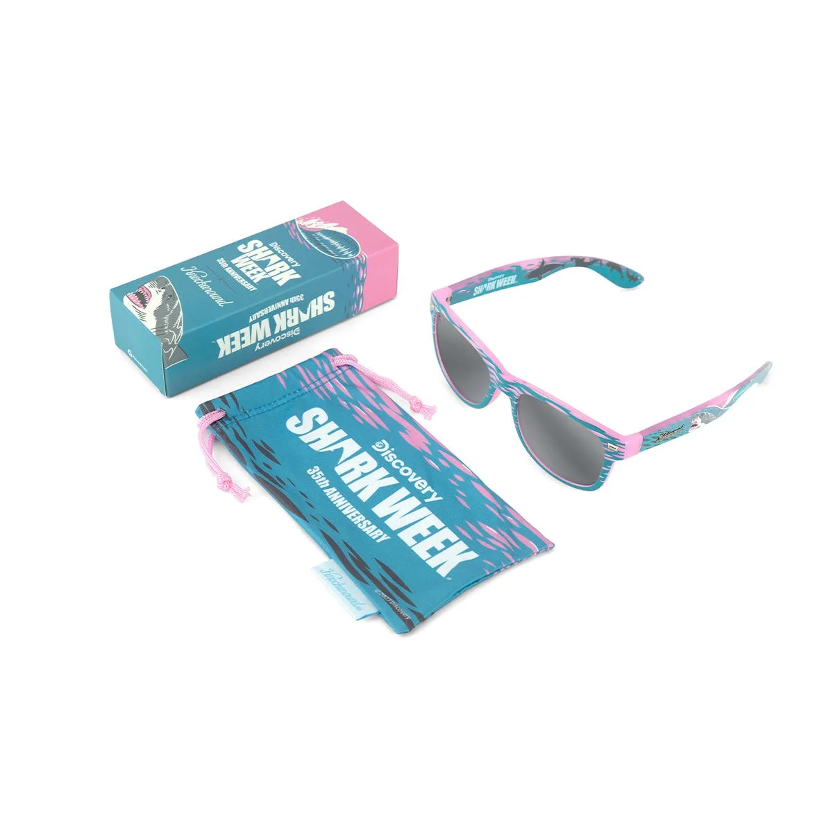 Knockaround Fort Knocks Sunglasses - Shark Week 2023