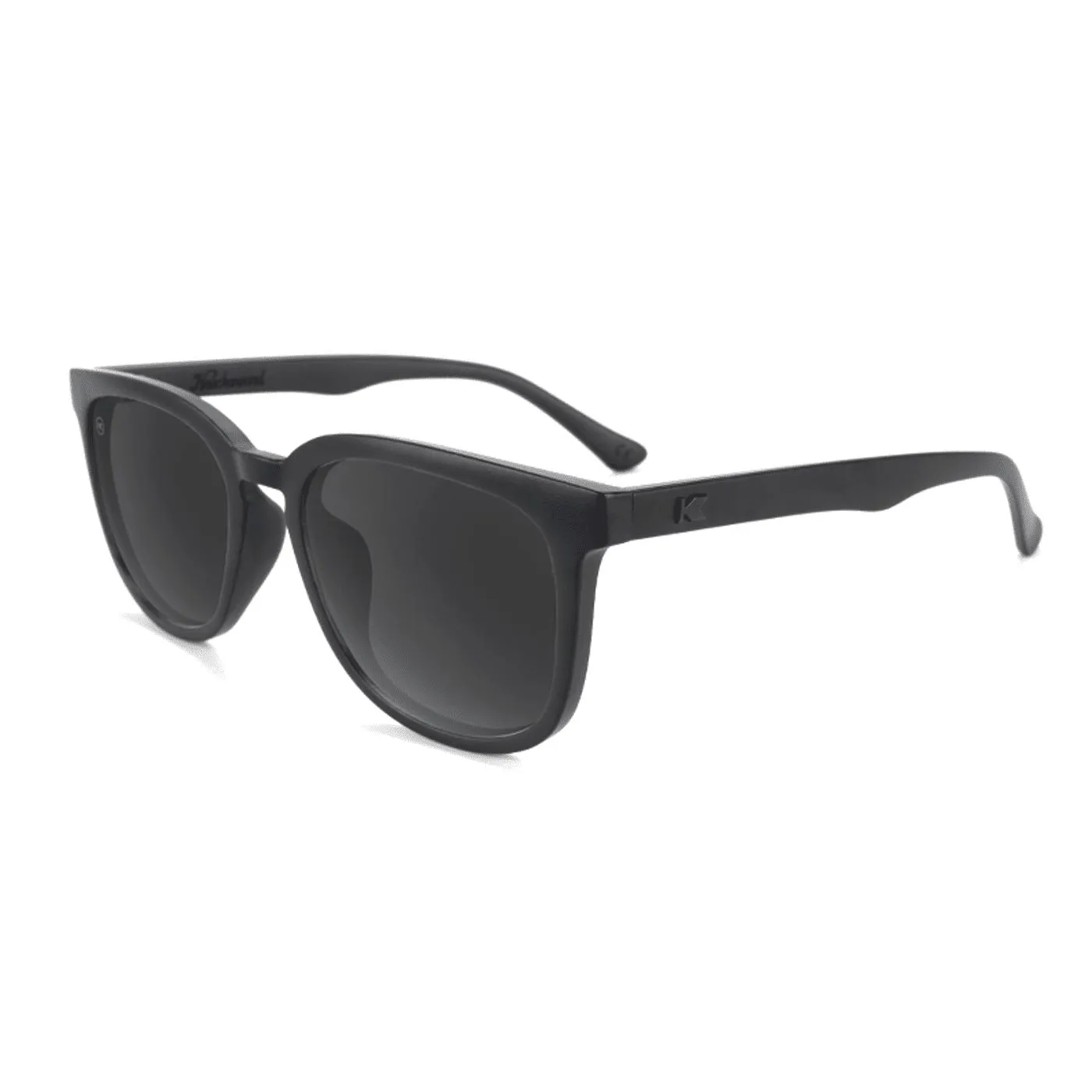 Knockaround Paso Robles Sunglasses - Black on Black / Smoke