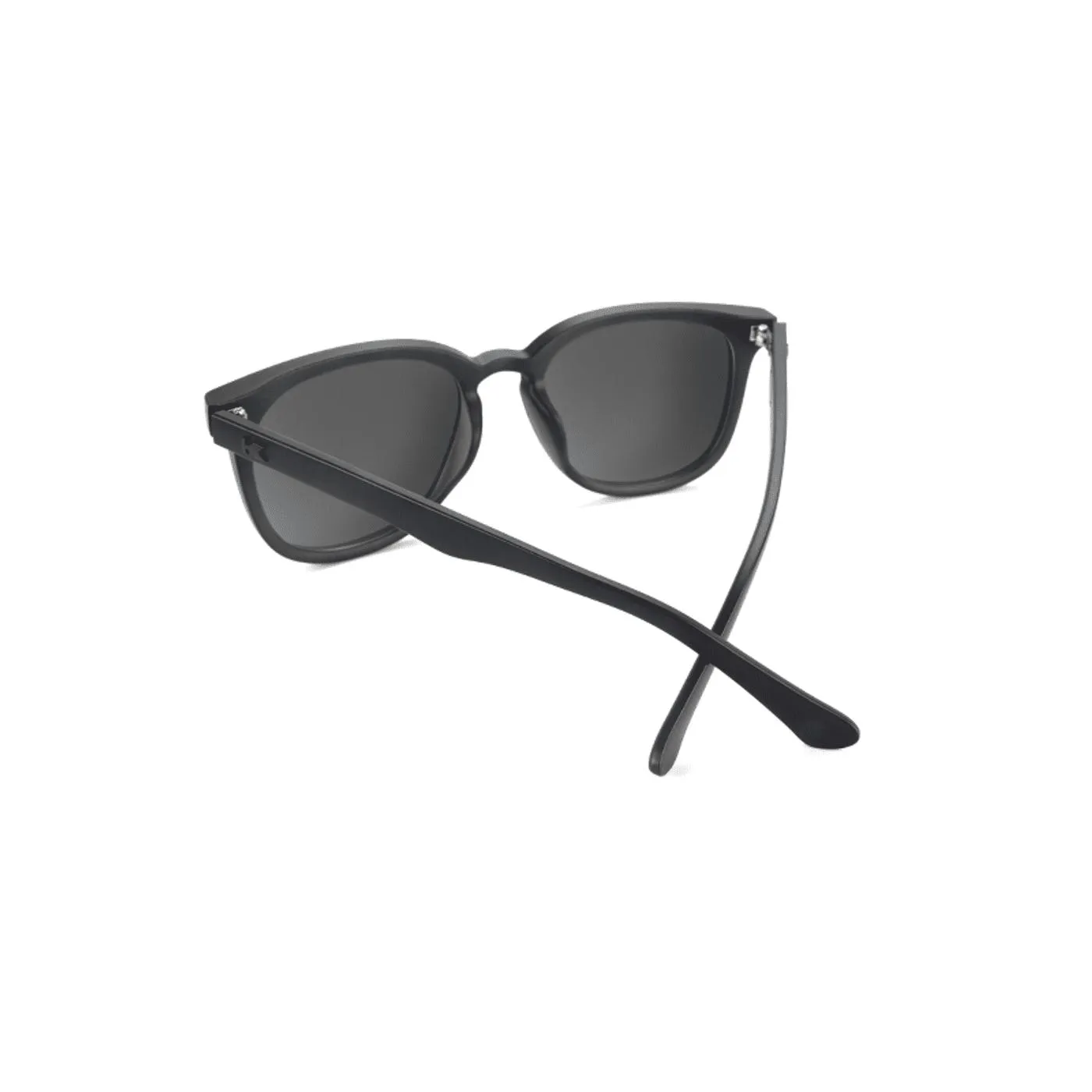 Knockaround Paso Robles Sunglasses - Black on Black / Smoke