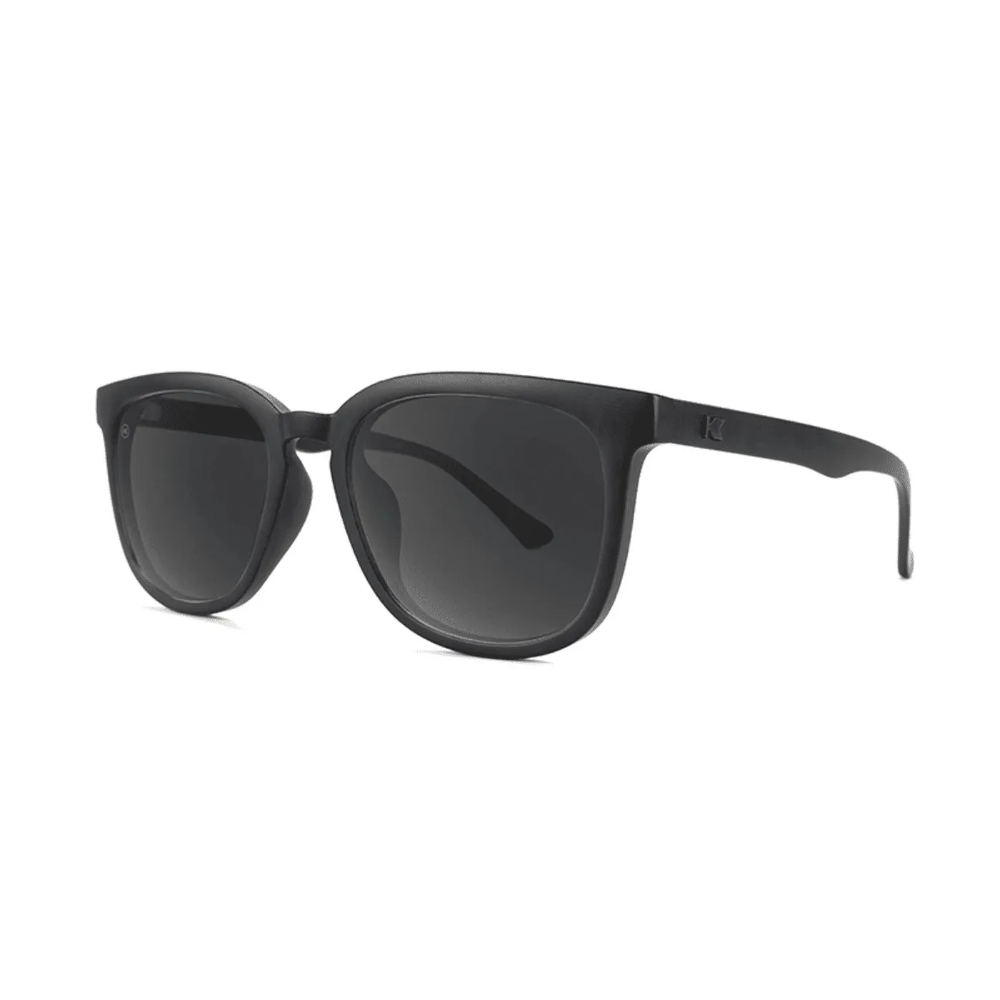 Knockaround Paso Robles Sunglasses - Black on Black / Smoke