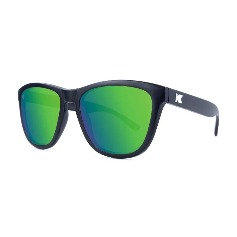 Knockaround Premiums Sunglasses - Black / Green Moonshine