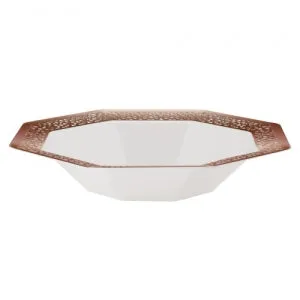 Lacetagon - Polished Rose Gold - 14 oz. Bowl (Case Qty: 120)