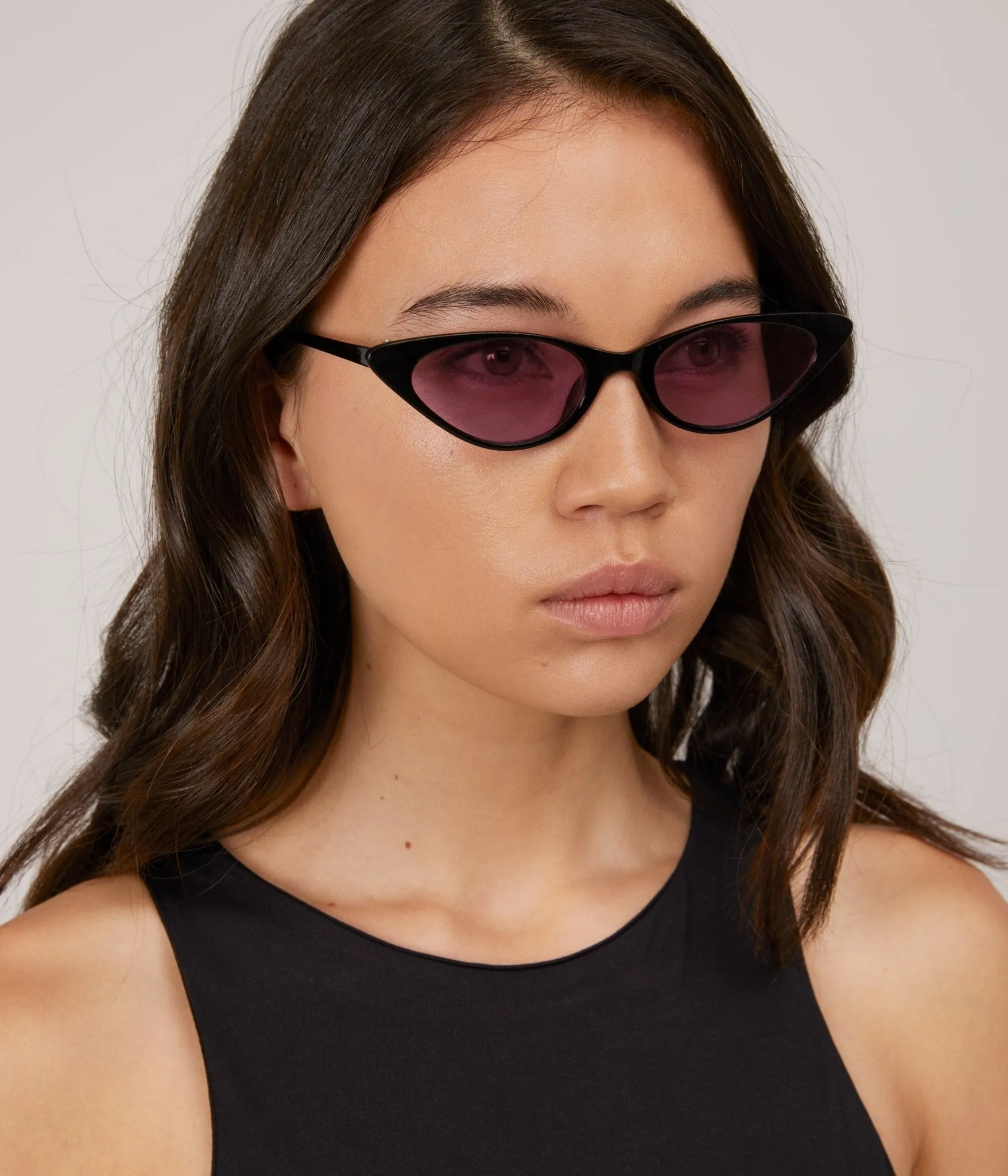 MATT&NAT NAVA - Black Cat-Eye Sunglasses