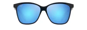 Maui Jim Liquid Sunshine Translucent Navy Frame - Blue Hawaii Lens - Polarized Sunglasses