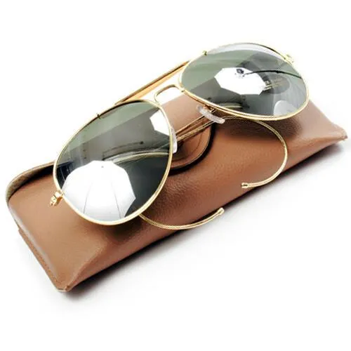 Mirrored Aviator Sunglasses