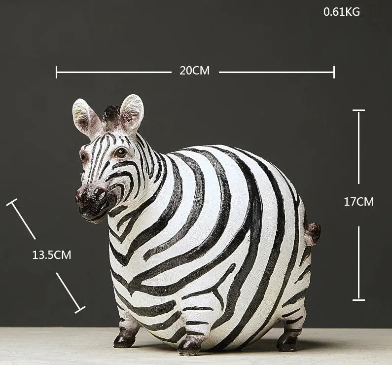 Modern Zebra Statue