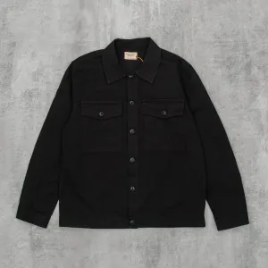 Nudie Colin Canvas Overshirt - Black